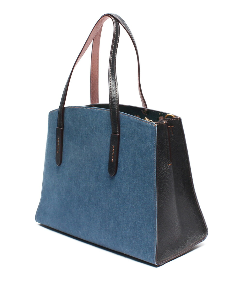 Coach コーチcoach ペブルレザートートバッグ 71807 ネイビー 中古の通販 By よこちん4532 S Shop コーチならラクマ