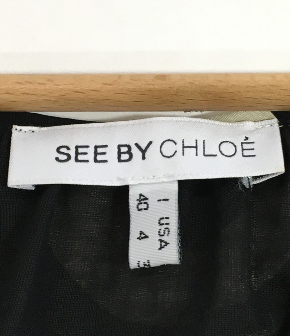 初値下げ 中古 0610 Sale 総柄ワンピース 9 Off レディース シーバイクロエ Size レディース Size シーバイクロエ 40 S See By Chloe ハグオール Bookoff Group