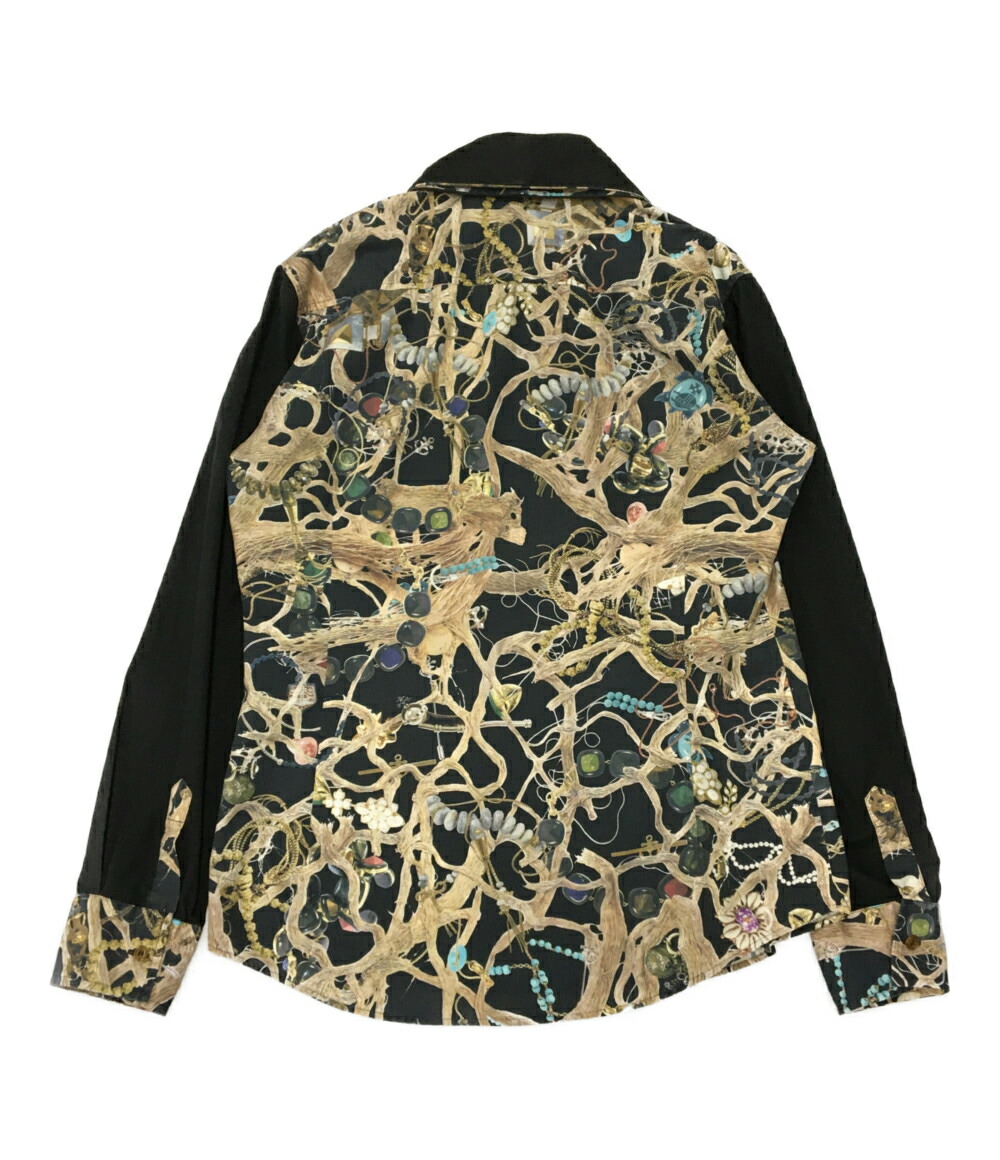 中古 ヴィヴィアンウエストウッドマン 長袖シャツ アクセサリー柄 Vw Wr メンズ Vivienne Westwood Men Rvcconst Com