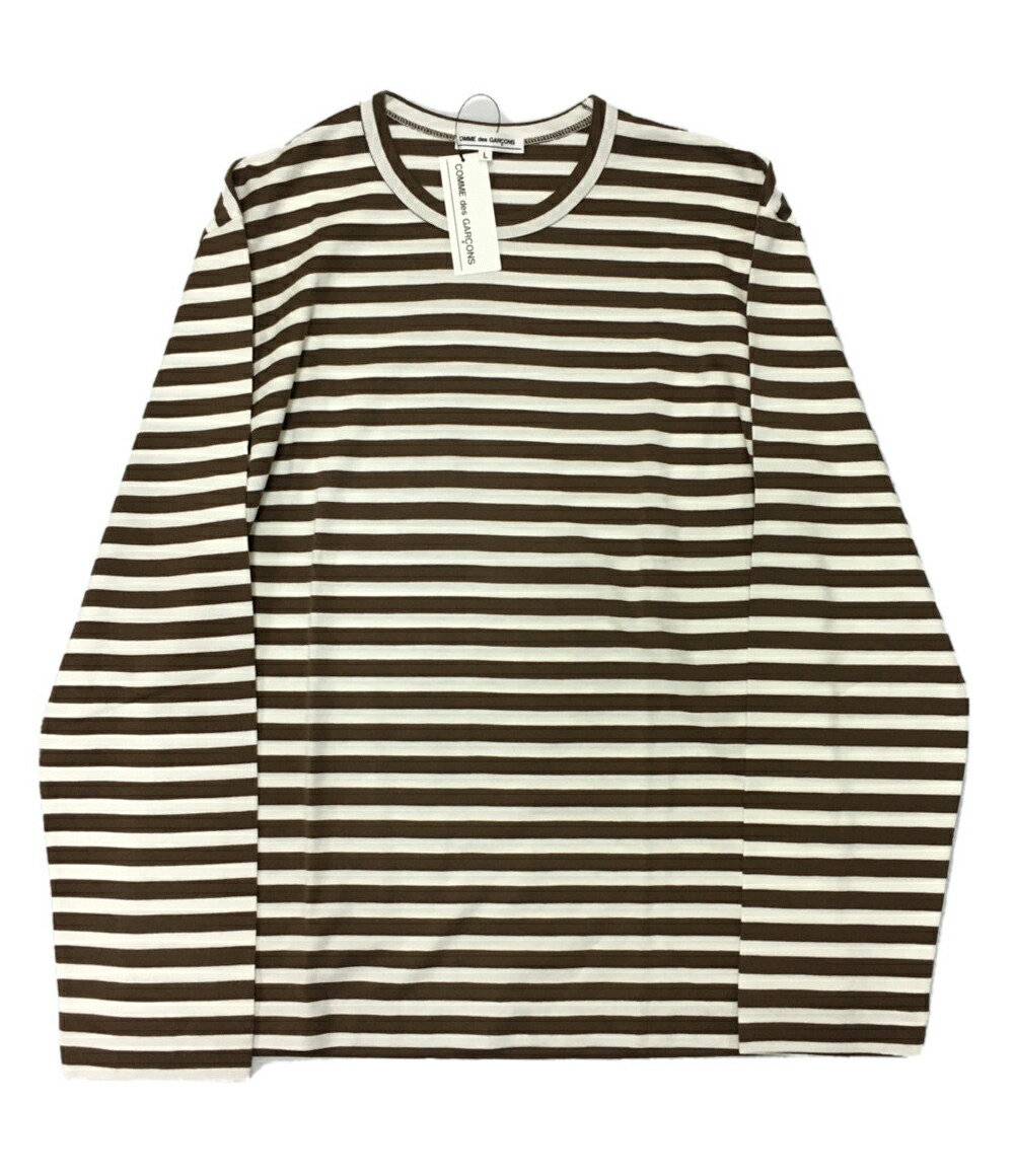 中古 美品 コムデギャルソン ボーダー 長袖tシャツ 09 Oc T026 レディース Size L Comme Des Garcons Fitzfishponds Com