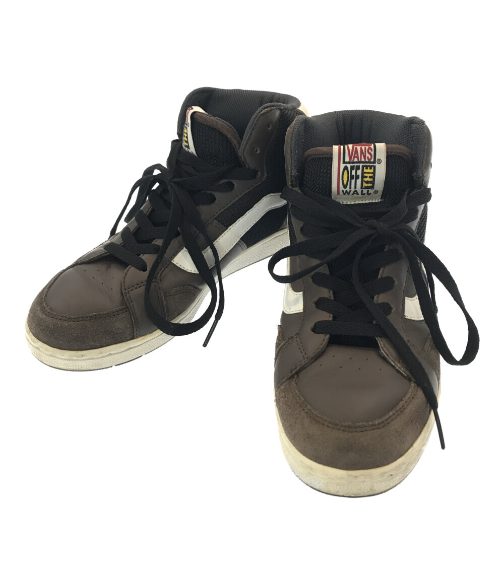 Sale 81 Off 中古 バンズ ハイカットスニーカーブラウン メンズ Size 6 Xs以下 Vans