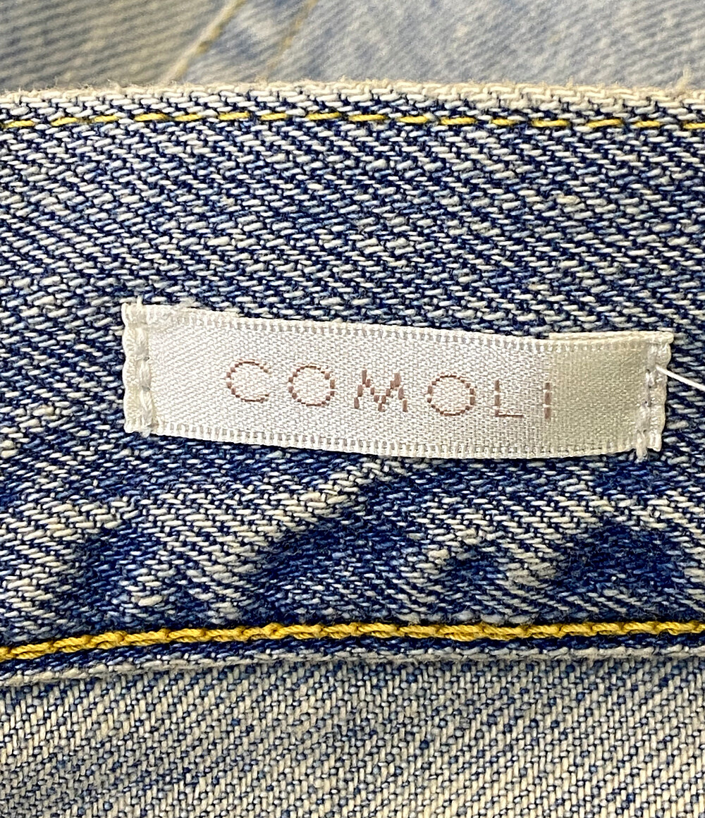 ブルー×レッド COMOLI＞コモリ デニム 5Pパンツ(U03-03014) メンズ