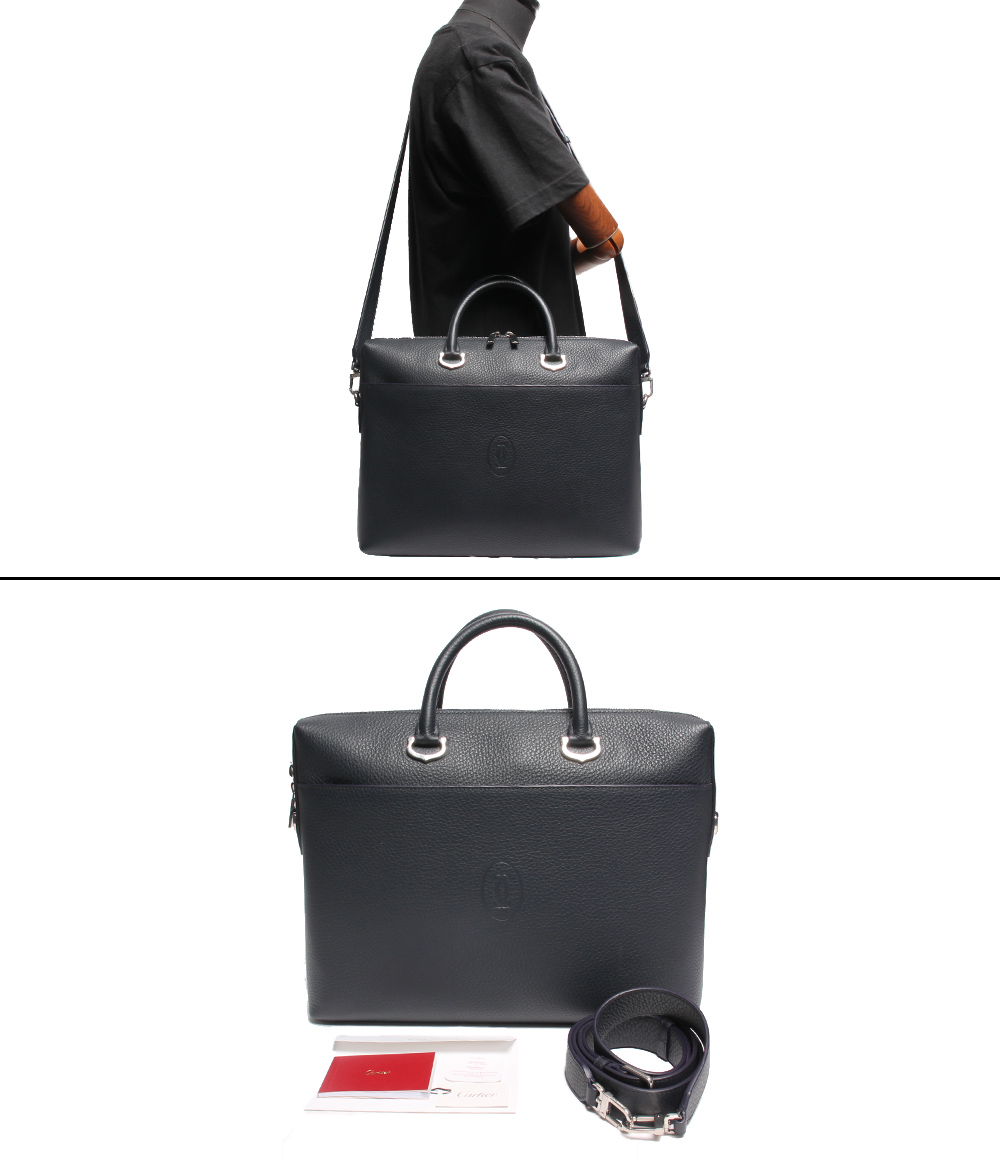 卸直営店（お得な特別割引価格） カルティエ 2wayビジネスバッグ