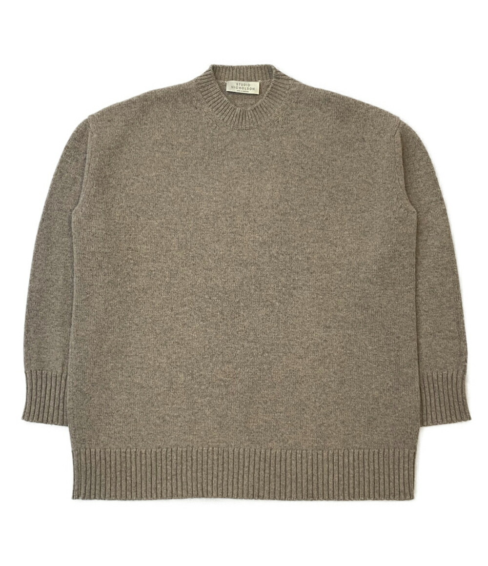 【O】STUDIO NICHOLSON 長袖薄手ニット 341012266_1.jpg