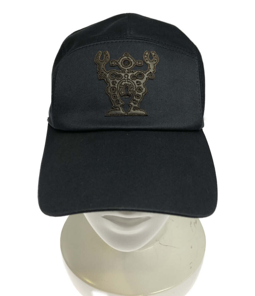 【楽天市場】【中古】 エルメス キャンプキャップ ジェットキャップ 5パネルキャップ ロボットパッチ セリエ メンズ (M) HERMES