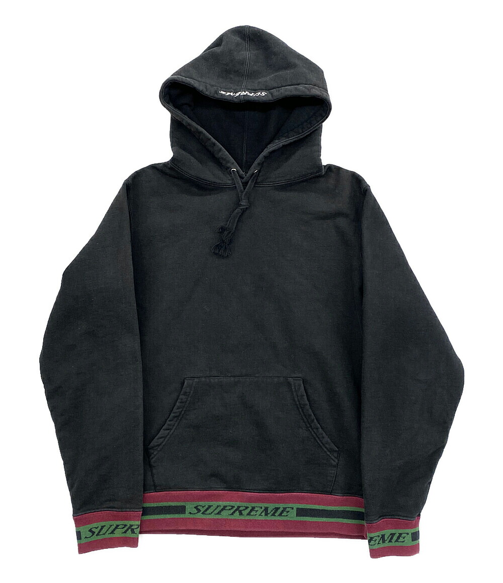 【中古】 シュプリーム リブロゴパーカー メンズ SIZE S Supreme