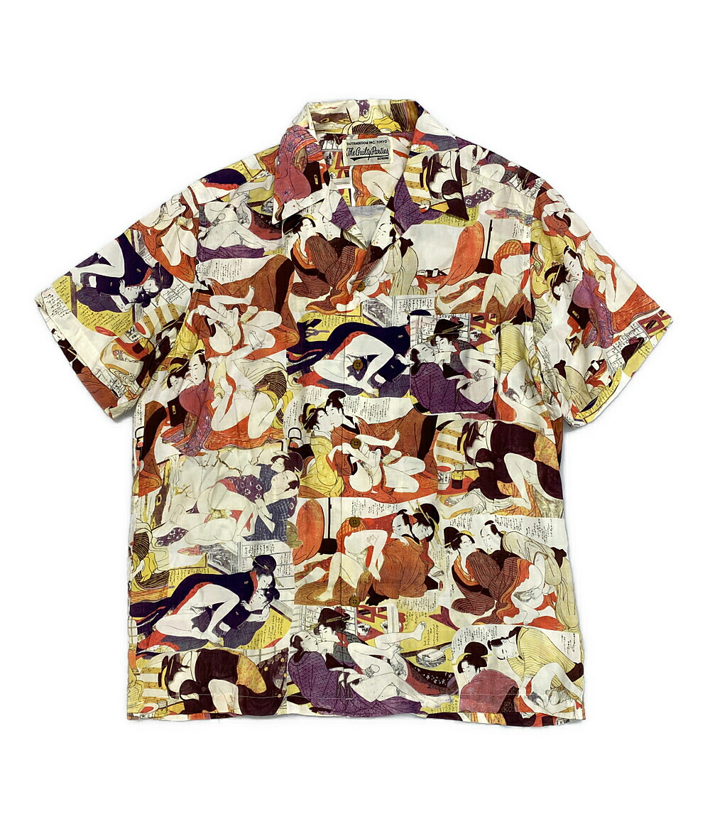 楽天市場】WACKO MARIA(ワコマリア) 春画浮世絵 和柄 半袖 オープン