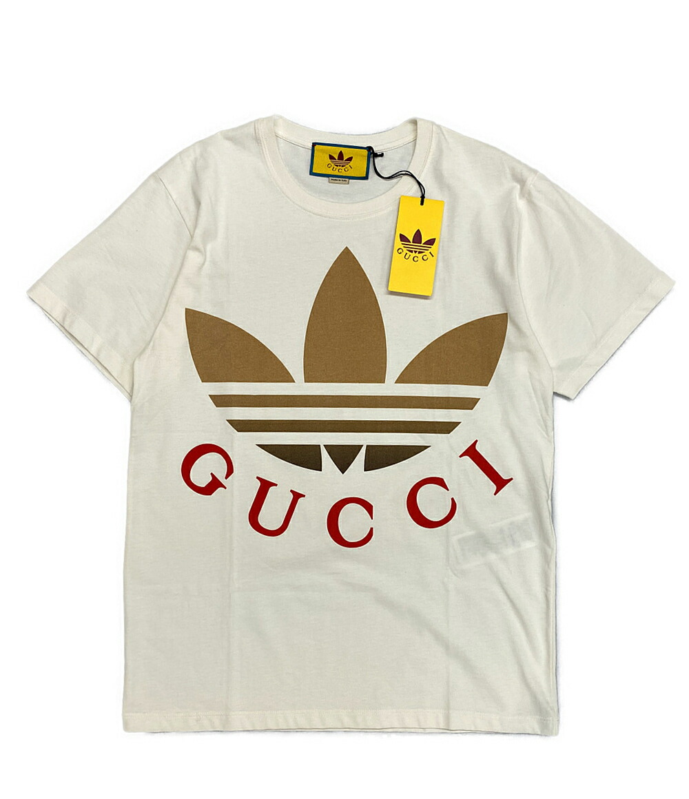 【最終お値下中!!】 adidas×GUCCI TシャツXS男女問わず着用可 最終お値下中!!】 adidas×GUCCI TシャツXS男女問わず着用可Ω
