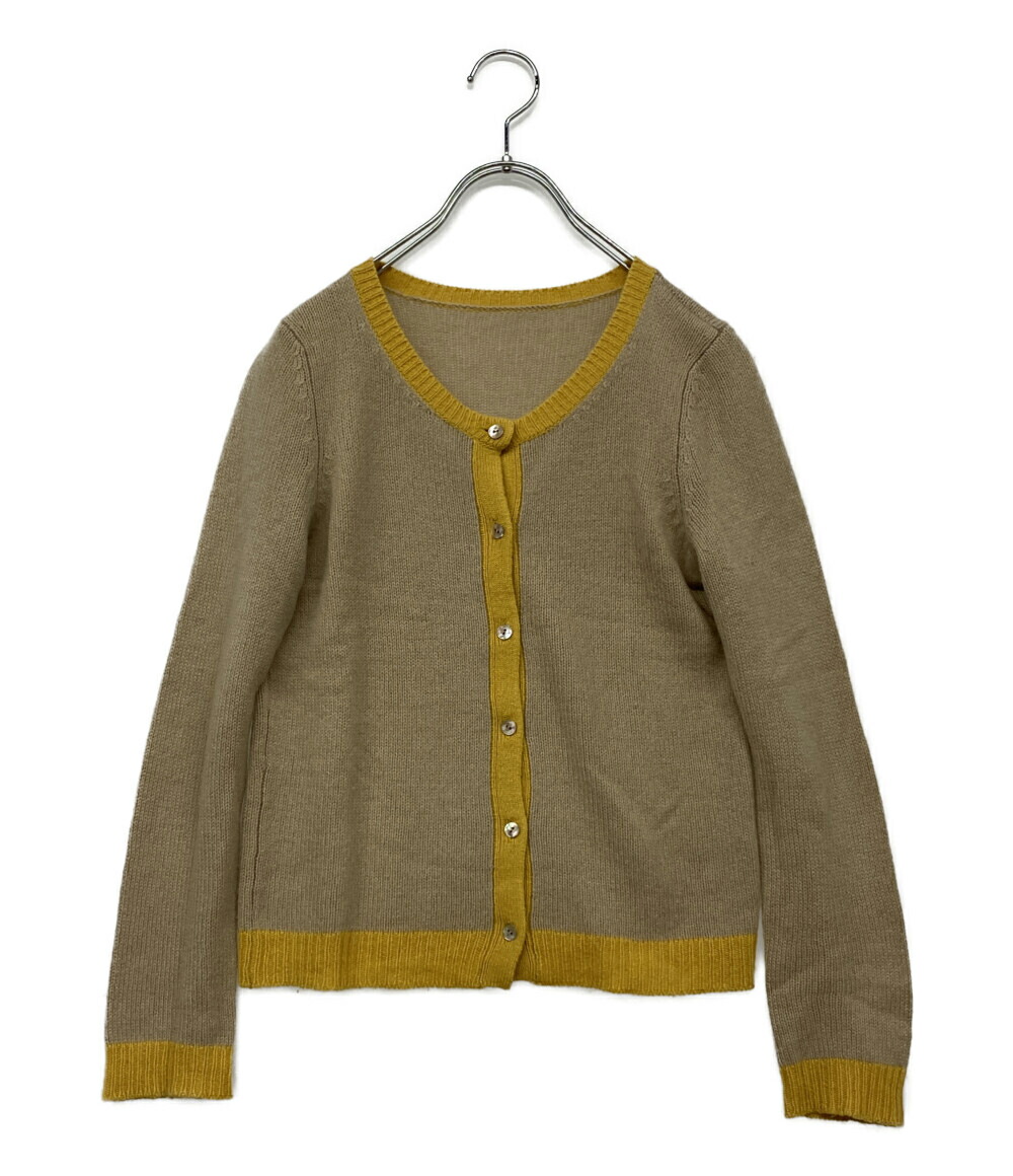 美品 近年モデル フォクシー トフィー カシミヤ カーディガン クロップド 38 FOXEY(フォクシー) クロップドニットカーディガン グレー サイズ 38