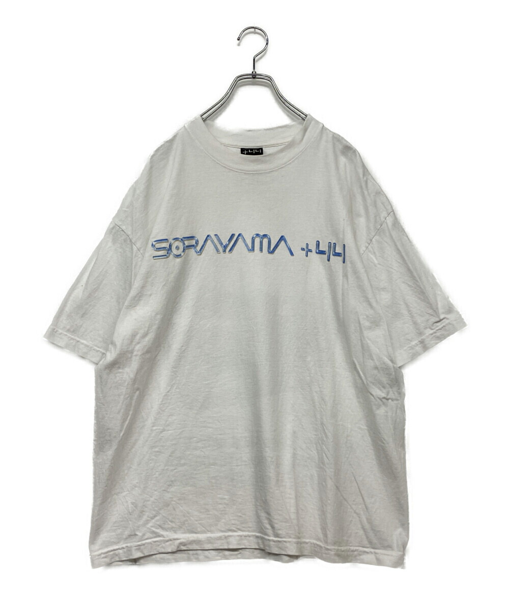 【中古】 ハジメソラヤマ+44 半袖Ｔシャツ HELMET T ホワイト メンズ SIZE L Hajime Sorayama +44
