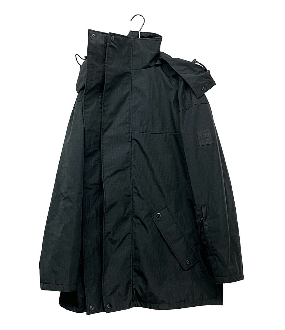 BALENCIAGA ダッフルコートブラック メンズ48 美品　年内限定値下 org.jpg
