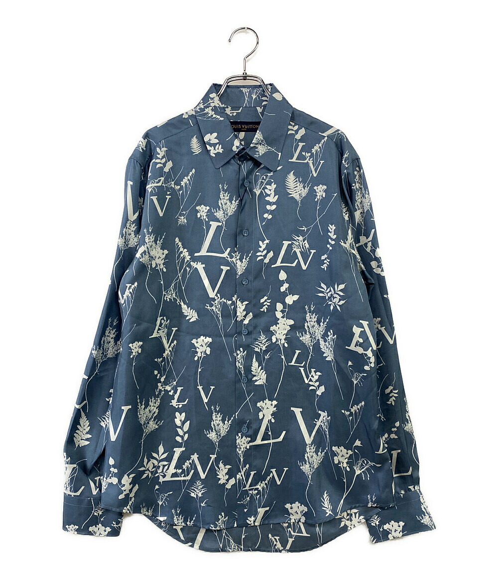 ルイヴィトンヴァージルアブロー 20AW LVリーフシルク長袖シャツ メンズ L 楽天市場】【未使用】 ルイ・ヴィトン 2022AW ランウェイ着用
