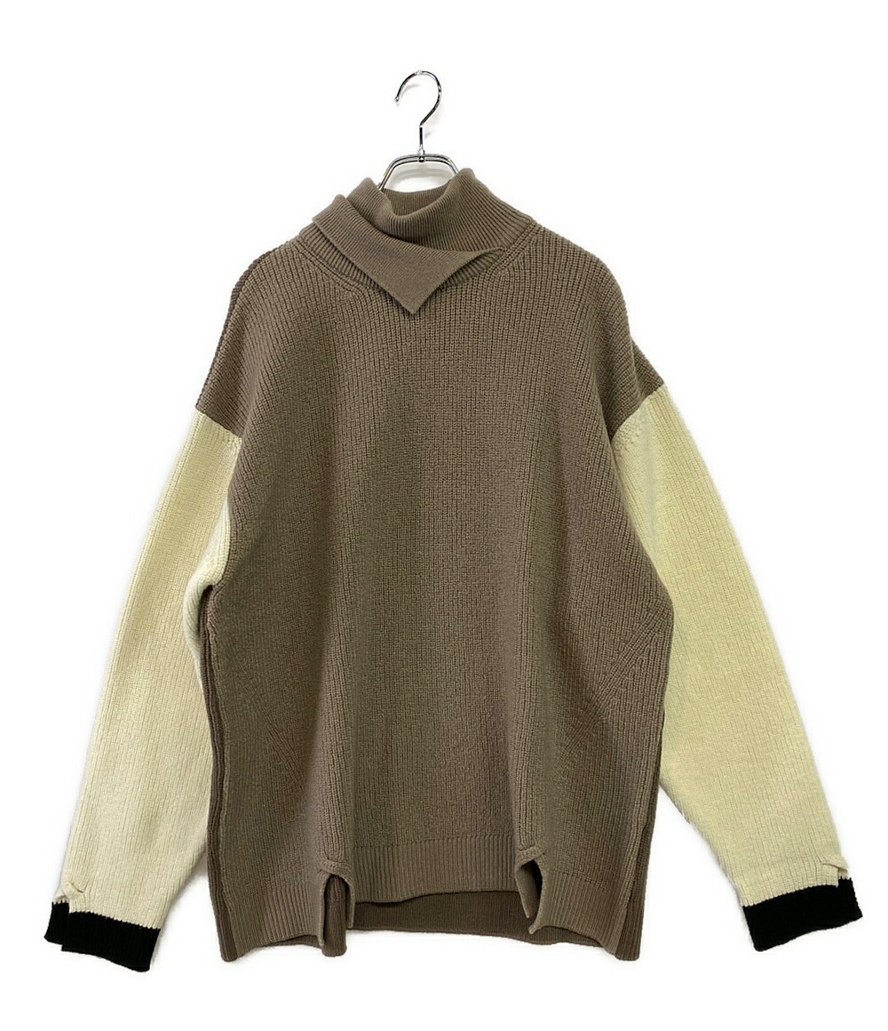 楽天市場】CULLNI クルニ 21AW ブロックニットセーター 21-AW