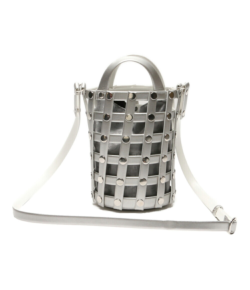 【中古】 イッセイミヤケ トートバッグ スパークルスパイラルグリッド IM23AQ511 レディース ISSEY MIYAKE