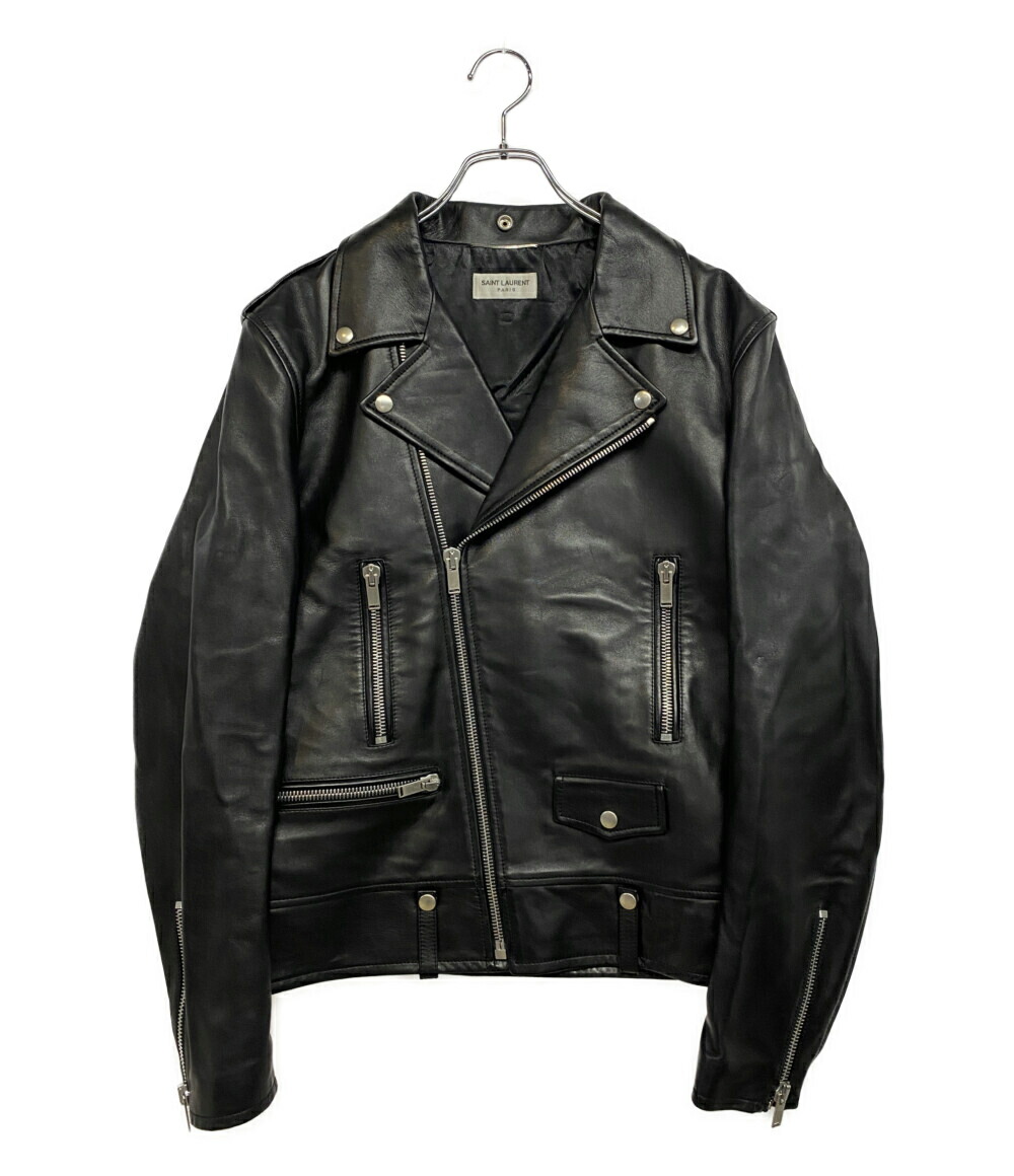 SAINT LAURENT ブラック スタジャン SAINT LAURENT - サンローラン スタジャンの通販 by すずあみ's