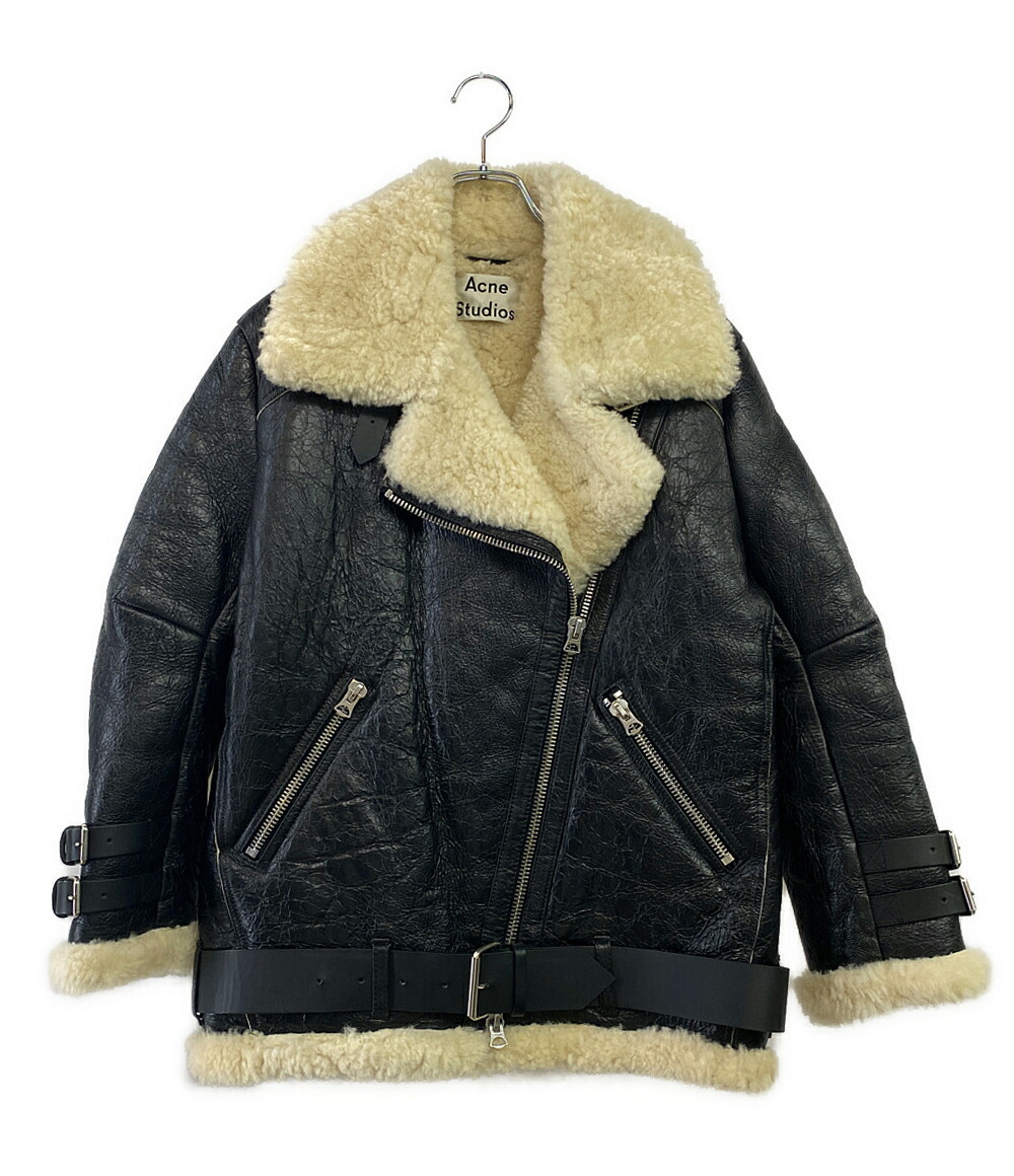 楽天市場】アクネストゥディオズ ライダース レディース クロップド