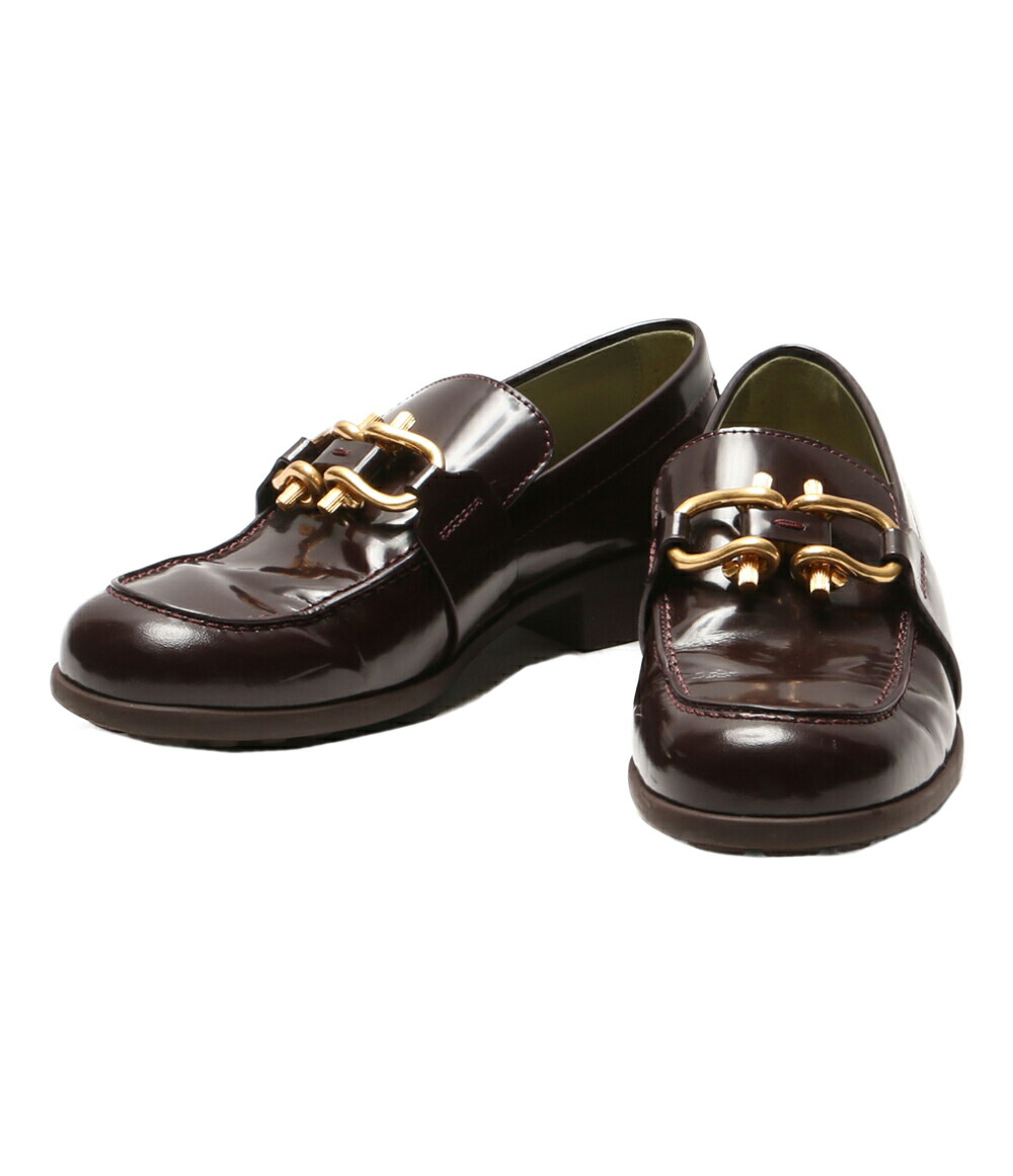 楽天市場】【中古】BOTTEGA VENETA 厚底タッセルローファー