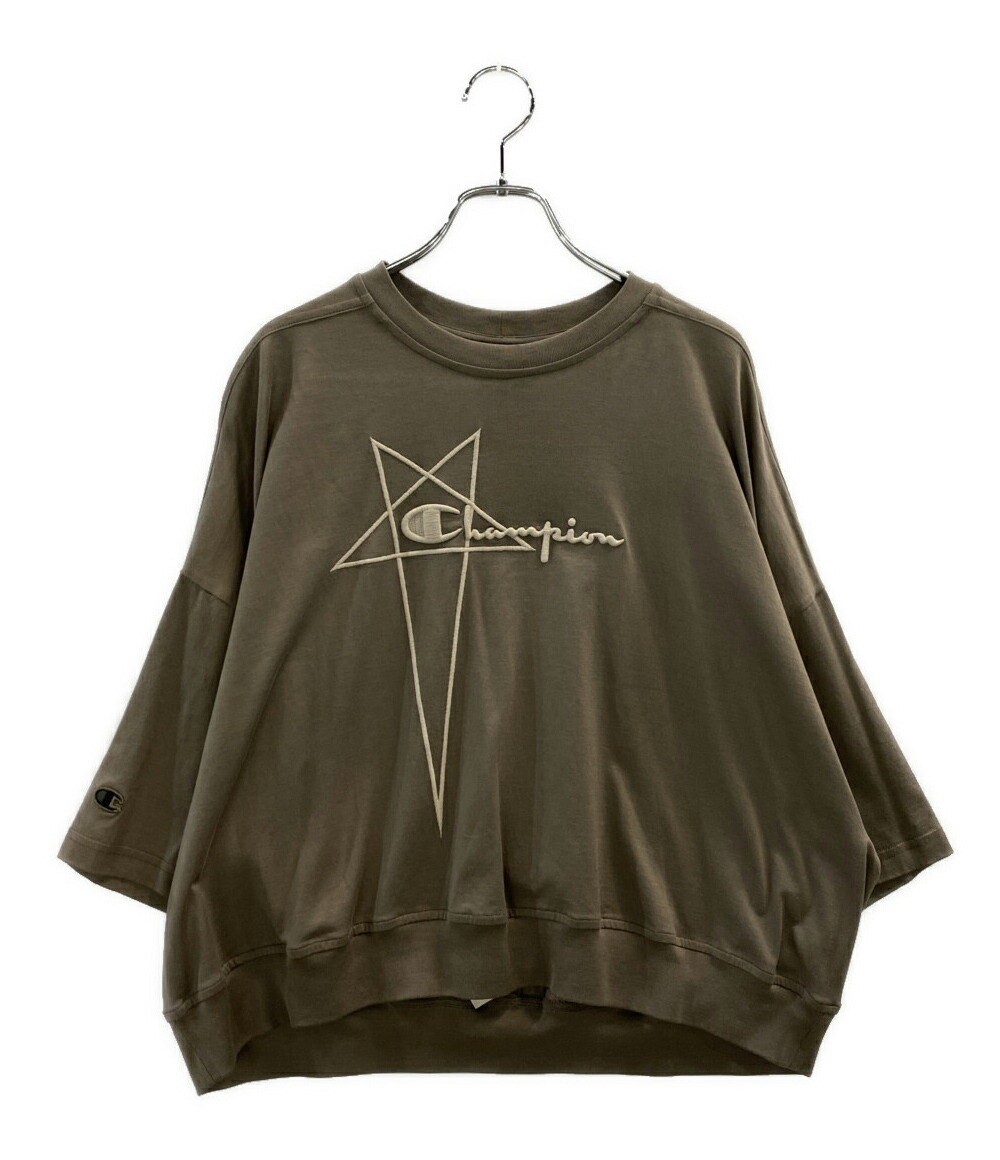 楽天市場】【中古】RICK OWENS×Champion刺繍スウェット ダスト