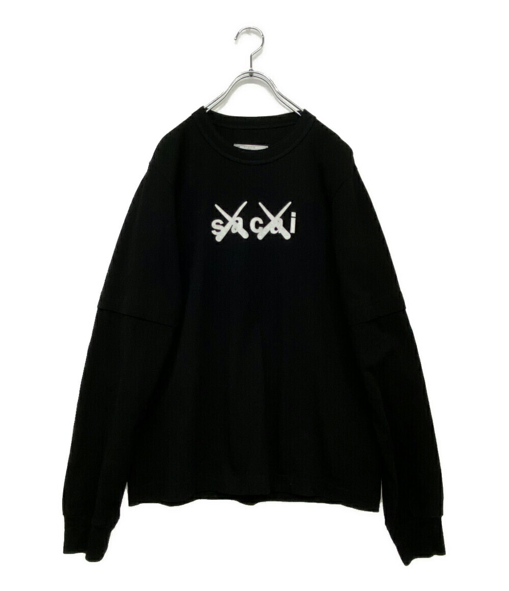 ★入手困難★sacai x KAWS Embroidery Long Sleeve T-Shirt 楽天市場】sacai × KAWS サカイ × カウズ 21SS Long Sleeve T