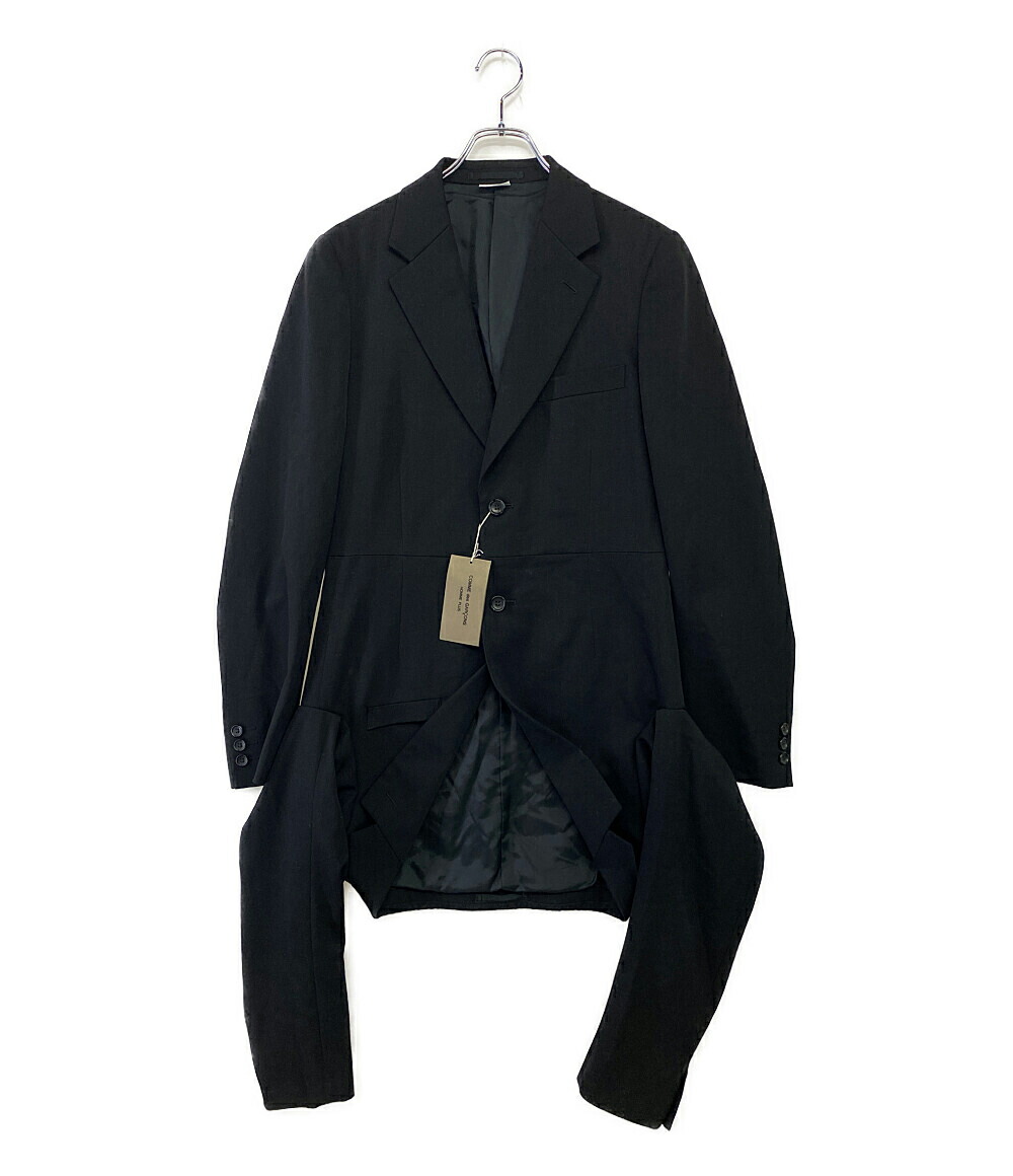 新品未使用 ブラックコムデギャルソン スリットスリーブ ジャケット S 楽天市場】【中古】COMME des GARCONS HOMME PLUS 24SS リーフデザイン