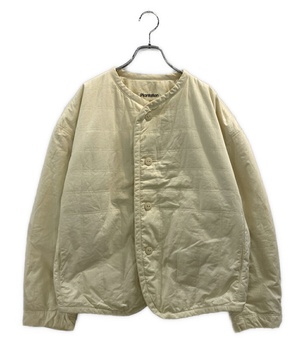 新品 Plantation イッセイミヤケ コットン ノーカラー ジャケット 楽天市場】【中古】 イッセイミヤケ ノーカラージャケット
