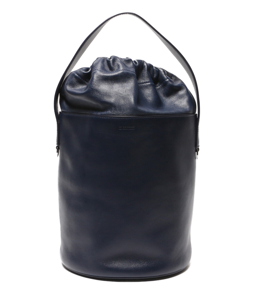 【値下げ中】JIL SANDER ショルダーバッグ　ジルサンダー　巾着バッグ 楽天市場】【中古】JIL SANDER 巾着ショルダーバッグ ブラック