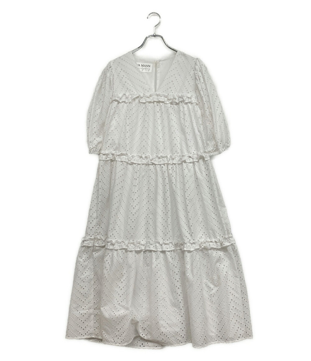 【中古】 エヴァマン 半袖ワンピース レース B1021BFA358 レディース SIZE 34 EVA MANN 15,444円