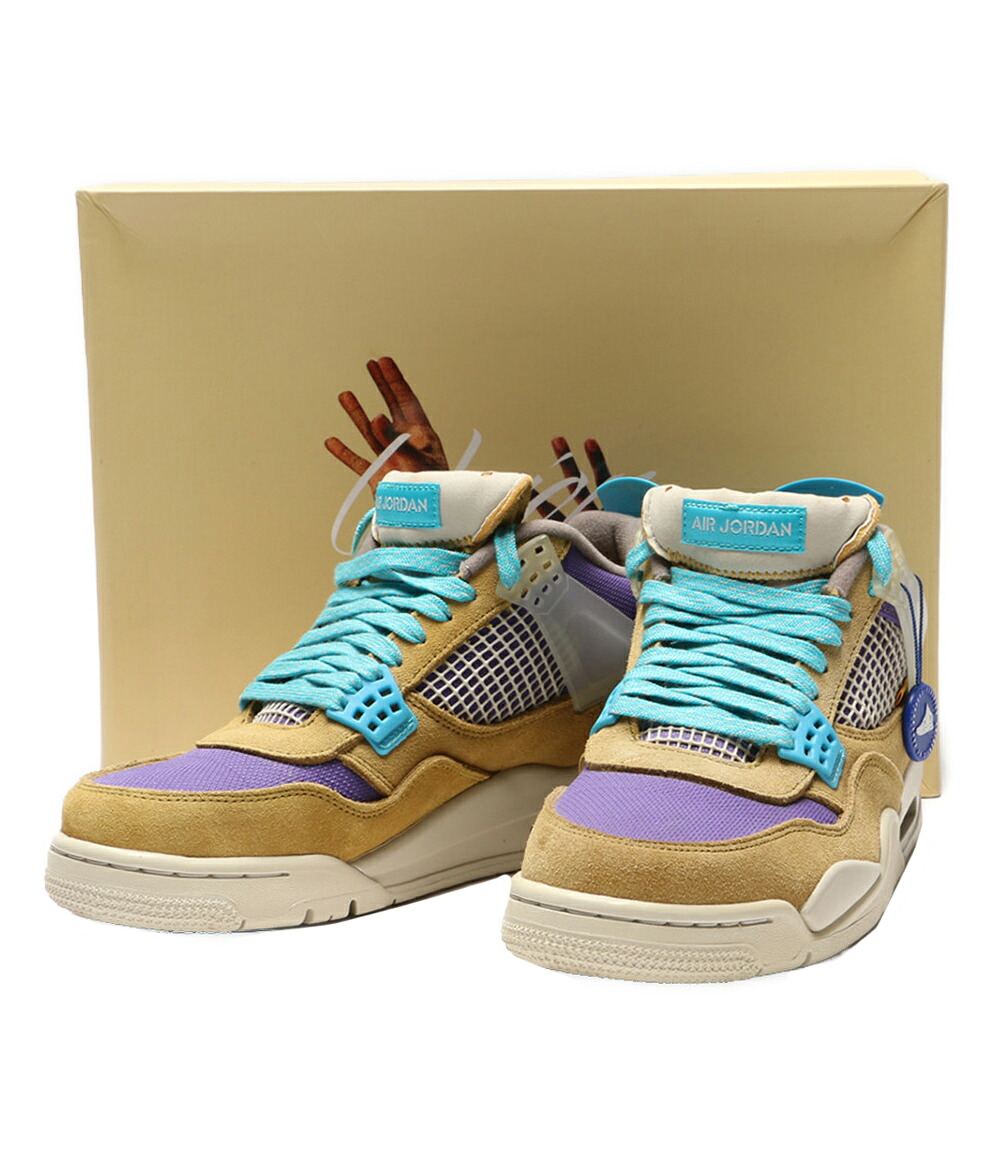 【中古】 ナイキ ユニオン スニーカー AIR JORDAN 4 SP DESERT MOSS DJ5718-300 メンズ SIZE 27.5cm NIKE×UNION 12,496円