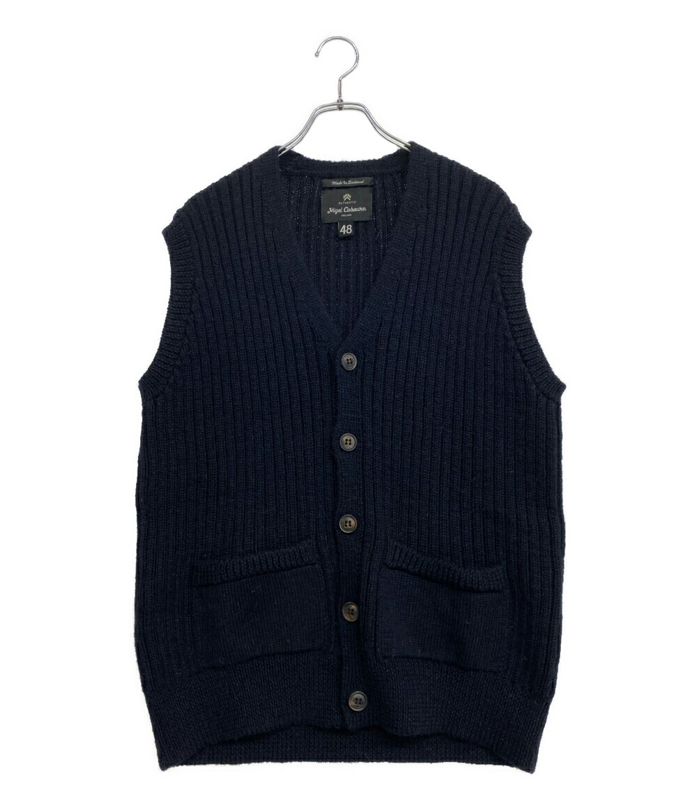 楽天市場】ナイジェル・ケーボン CAPTAIN VEST OIL VELOUR BROWN