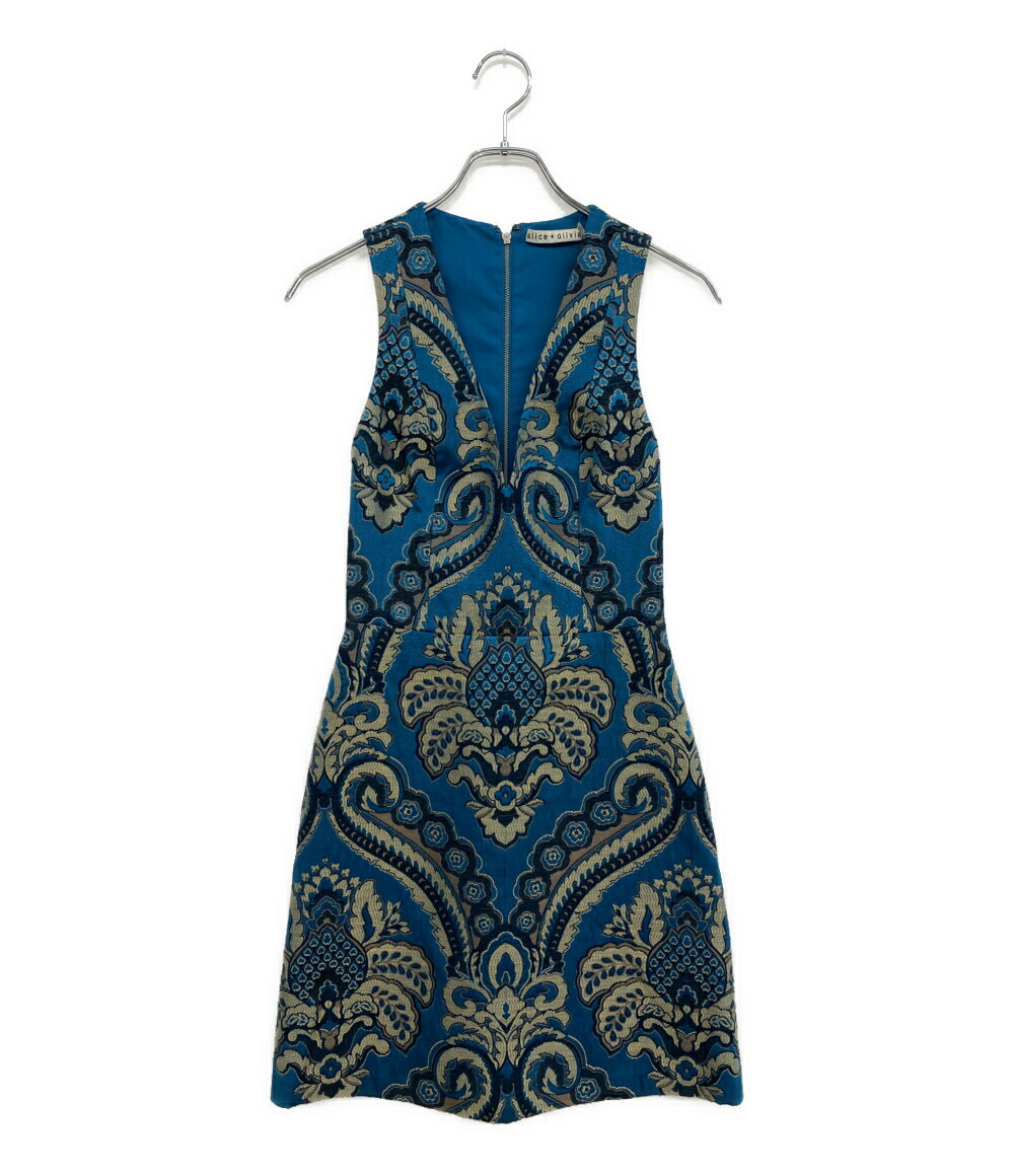 楽天市場】alice+olivia アリスオリビア フラワー 襟付き ノースリーブ