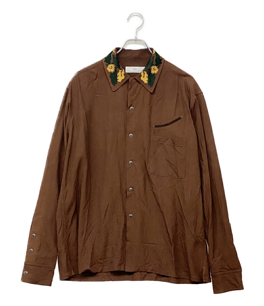 楽天市場】【中古】TOGA VIRILIS 23SS CUPRA COTTON TWILL PRINT SHIRT