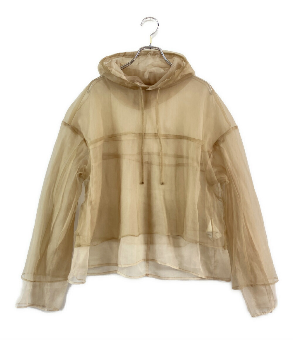 MAISON SPECIAL / メゾンスペシャル 21232415804 2way See-through Hoodie 2WAYシースルーパーカー ジップアップパーカー MAISON SPECIAL（メゾンスペシャル）の「2way See-through