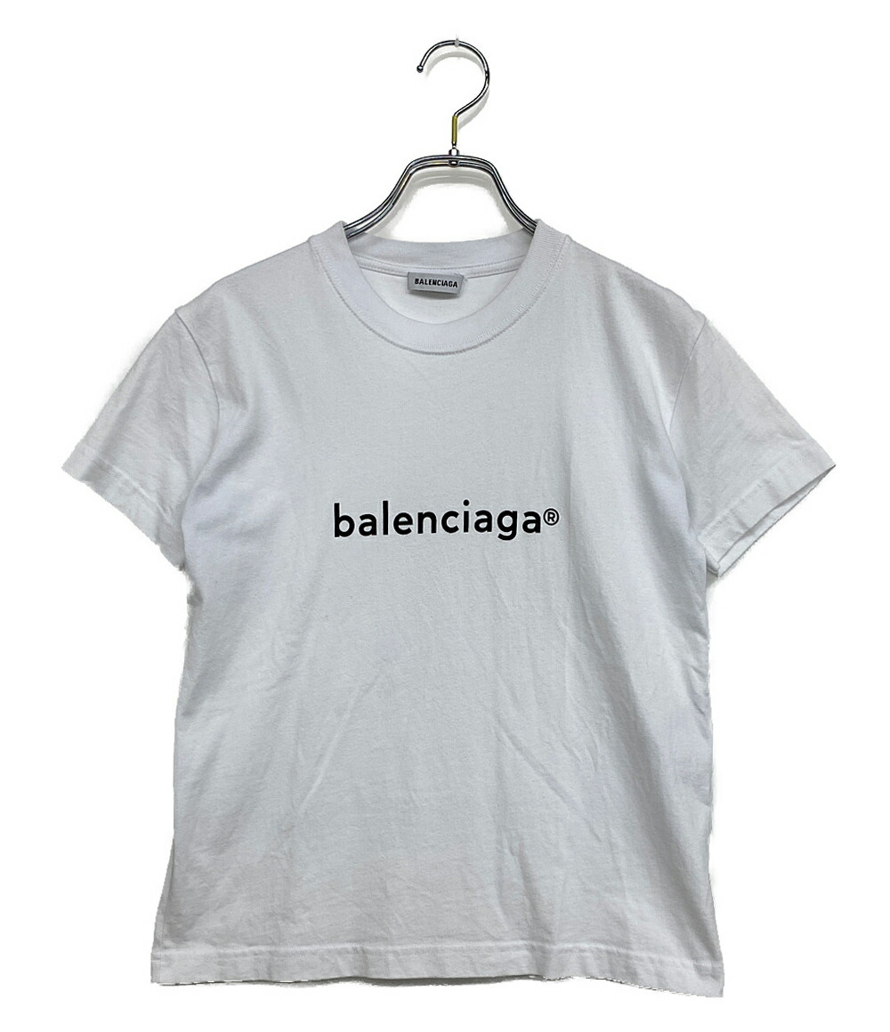 楽天市場】バレンシアガ 半袖Tシャツ レディース タグデザイン  