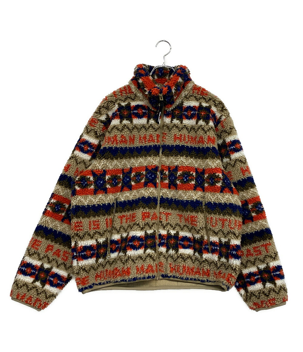 【中古】 ヒューマンメード フリースジャケット NORDIC FLEECE JACKET メンズ SIZE L HUMAN MADE