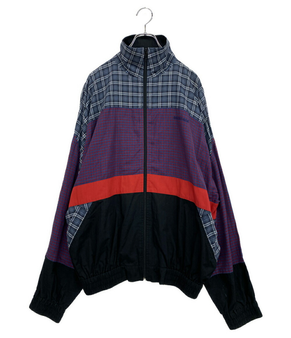 BALENCIAGA ジップアップトラックリバーシブルジャケット　ネイビー 楽天市場】【中古】BALENCIAGA 22AW「REVERSIBLE PUFFER