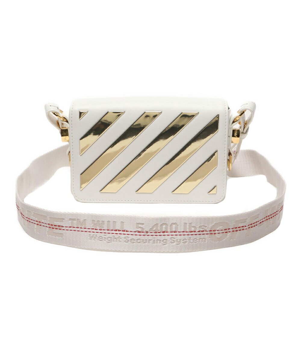 オフホワイト　ショルダーバック　シルバー 楽天市場】極美品 OFF-WHITE オフホワイト ショルダーバッグ