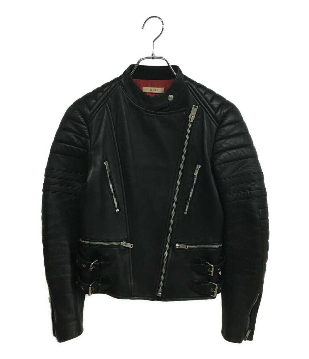 CELINE ブラック コットンテディ　ジャケット TEDDY JACKET IN CORDUROY - BLACK | CELINE