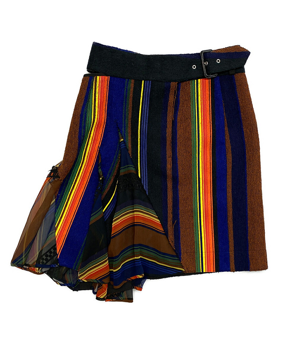 楽天市場】sacai サカイ 15SS レイヤードラップスカート 15