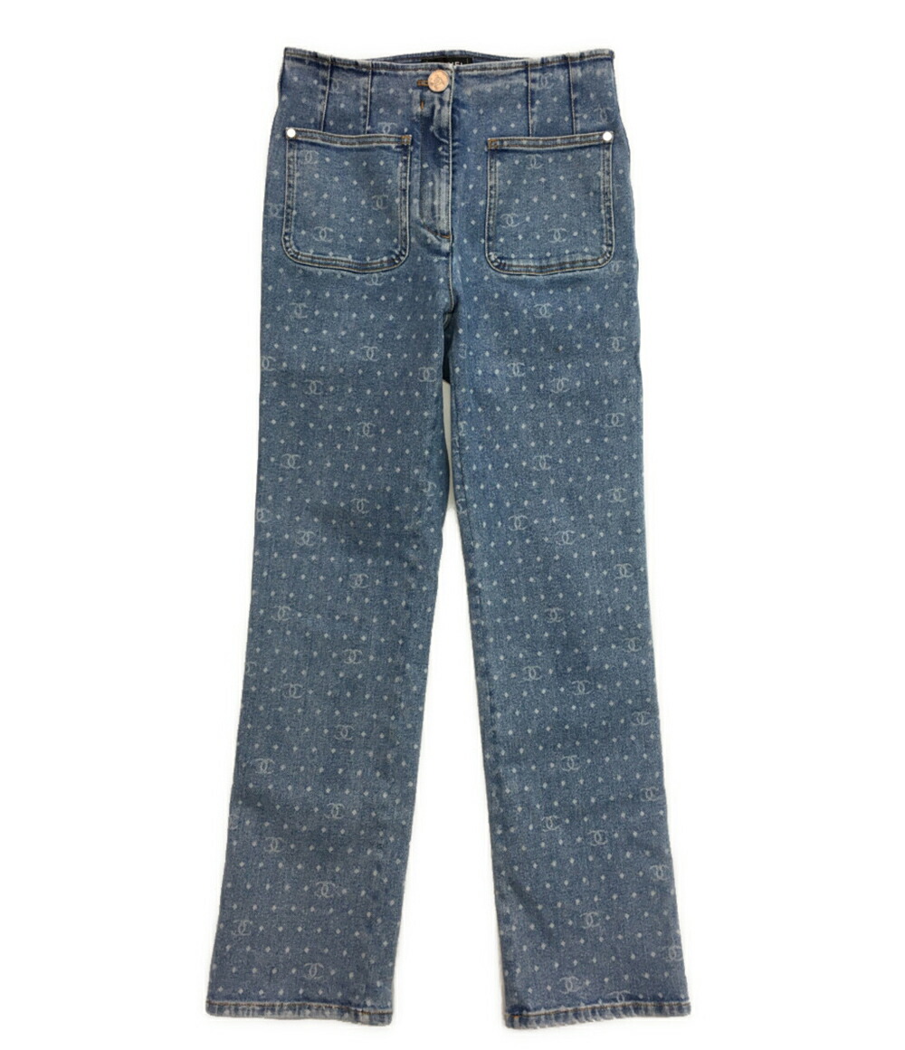 楽天市場】【中古】 シャネル デニムパンツ ココマーク P74150