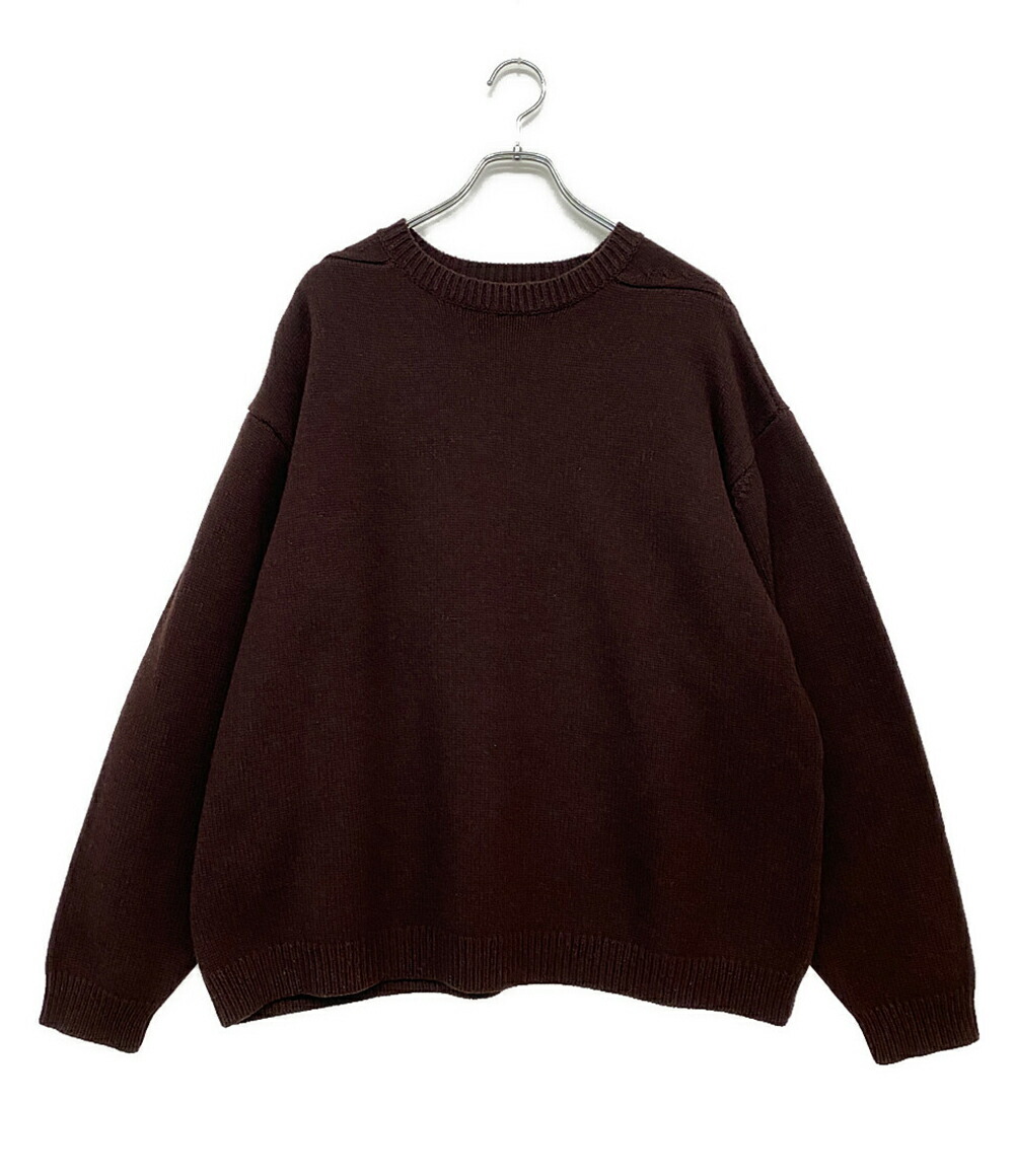スタジオニコルソン 23AW ボイルドウールハーフジップニットカーディガン レディース】BOILED WOOL CARDIGAN | STUDIO NICHOLSON(スタジオ