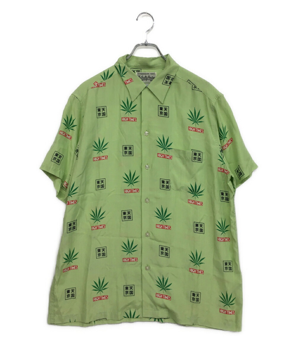 WACKO MARIA 天国東京百女柄図 アロハシャツ 新品 正規品 Mサイズ WACKO MARIA(ワコマリア) 22AW 天国東京百女柄図 HAWAIIAN SHIRT