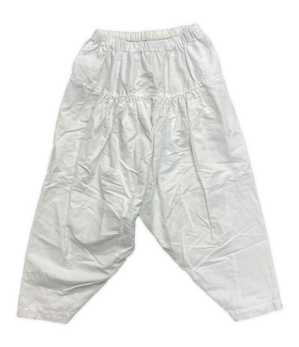 Tao 刺繍入りホワイトカジュアルパンツ タオ コムデギャルソン Tao 刺繍入りホワイトカジュアルパンツ タオ コムデギャルソン