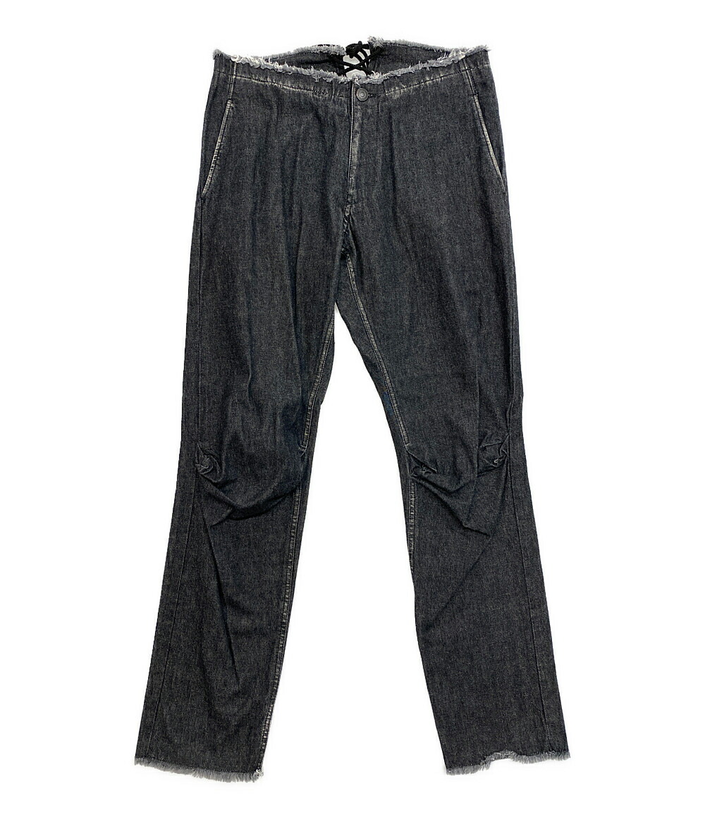 12aw yohji yamamoto ヨウジヤマモト　デニムパンツ　ジーンズ Yohji Yamamoto POUR HOMME – Yuzen Denim | Yohji Yamamoto