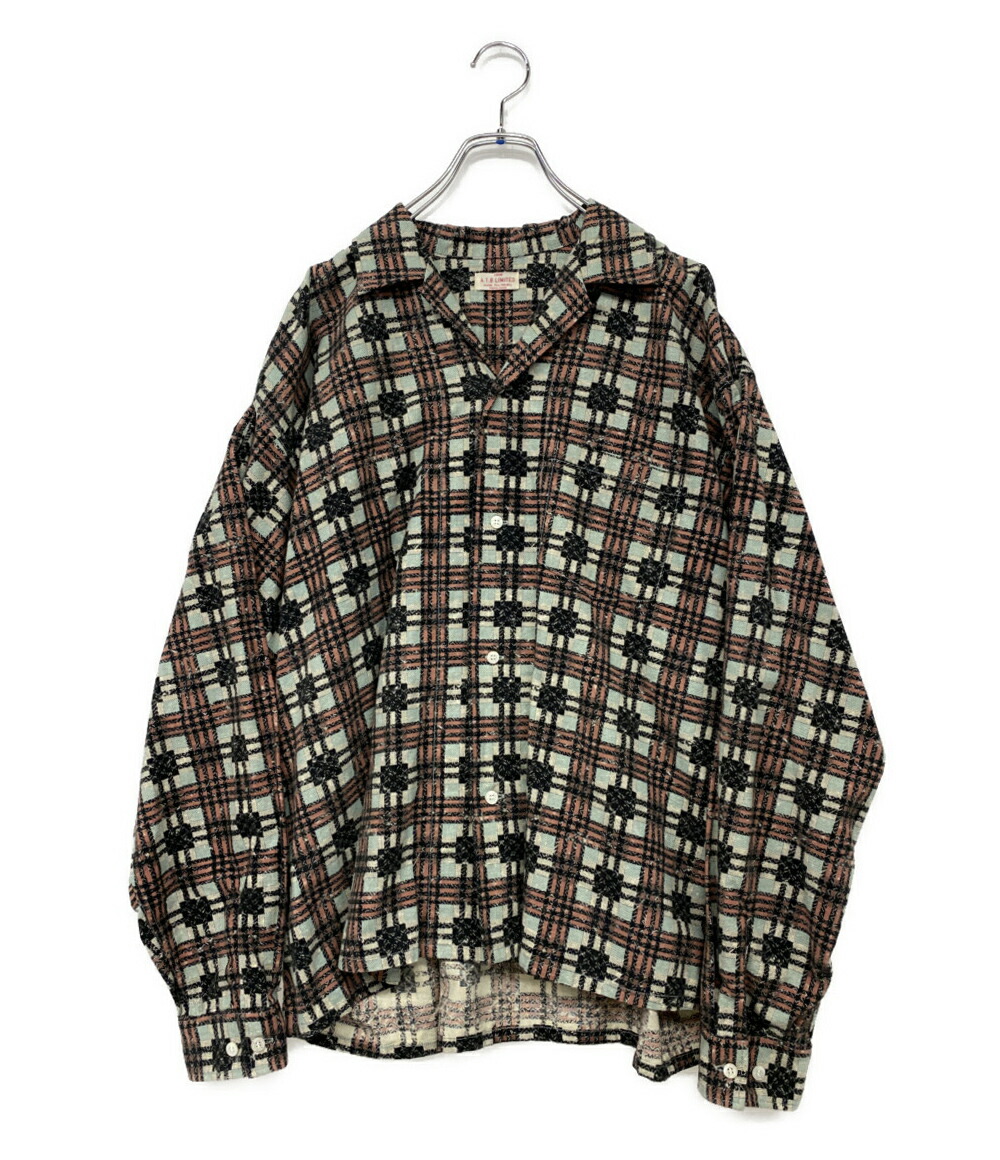 【中古】美品 フィルザビル 長袖シャツ マルチカラー チェック 107-232008 メンズ SIZE 3 FILL THE BILL