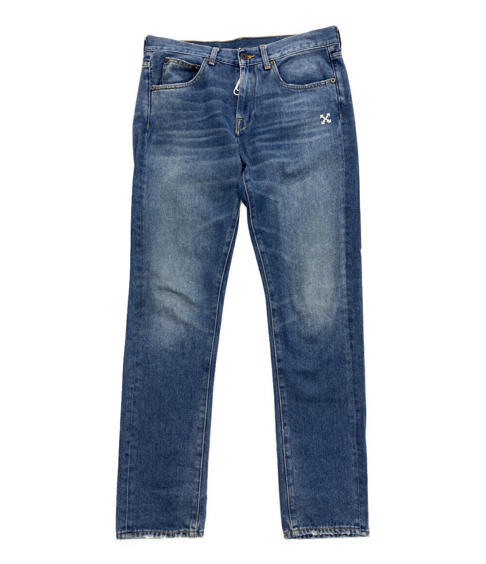 楽天市場】Off-White SKINNY REGULAR LENGHT MEDIUM BLUE WAS / オフ