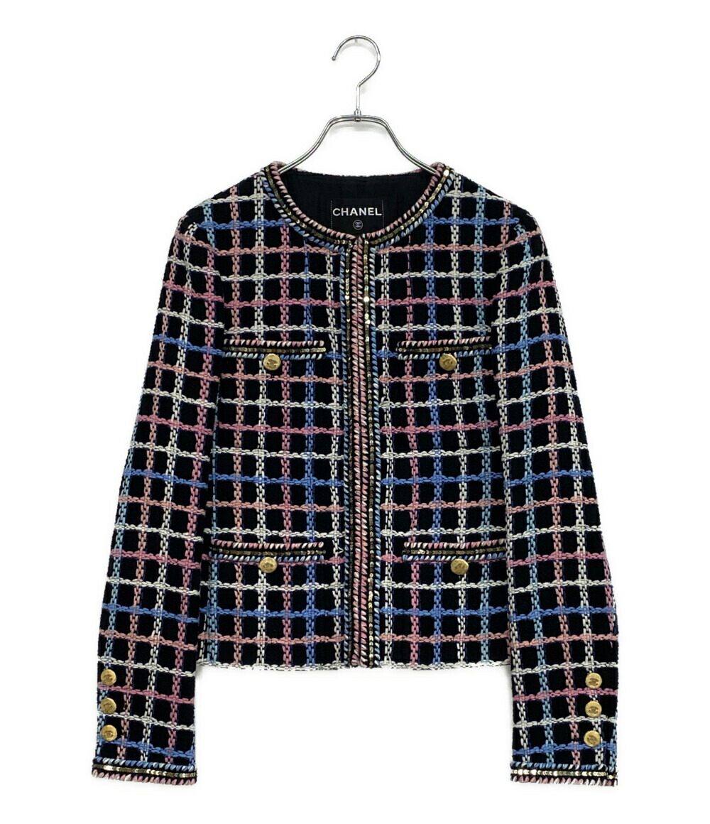 楽天市場】【広尾店】 シャネル CHANEL ツイード ジャケット