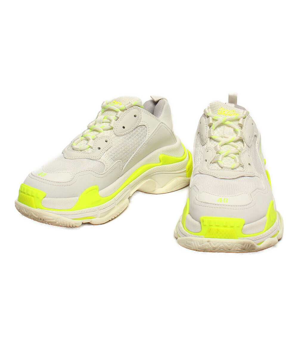 BALENCIAGA ランナー　43 ホワイト　美品 Balenciagaのホワイト＆ブラック Runner Gradient スニーカーが