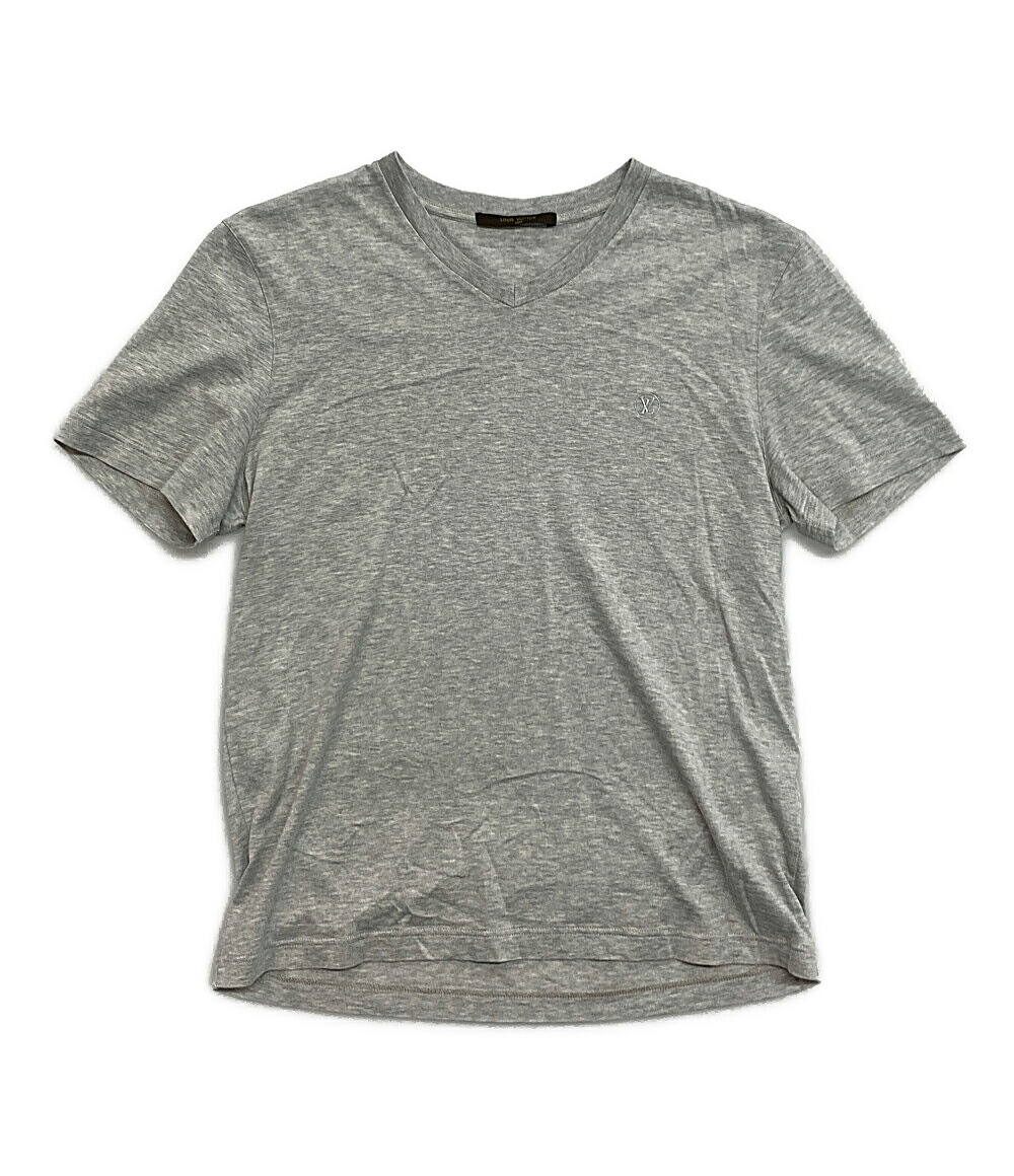 【中古】 ルイ・ヴィトン 半袖Tシャツ RM171Q グレー メンズ SIZE M LOUIS VUITTON