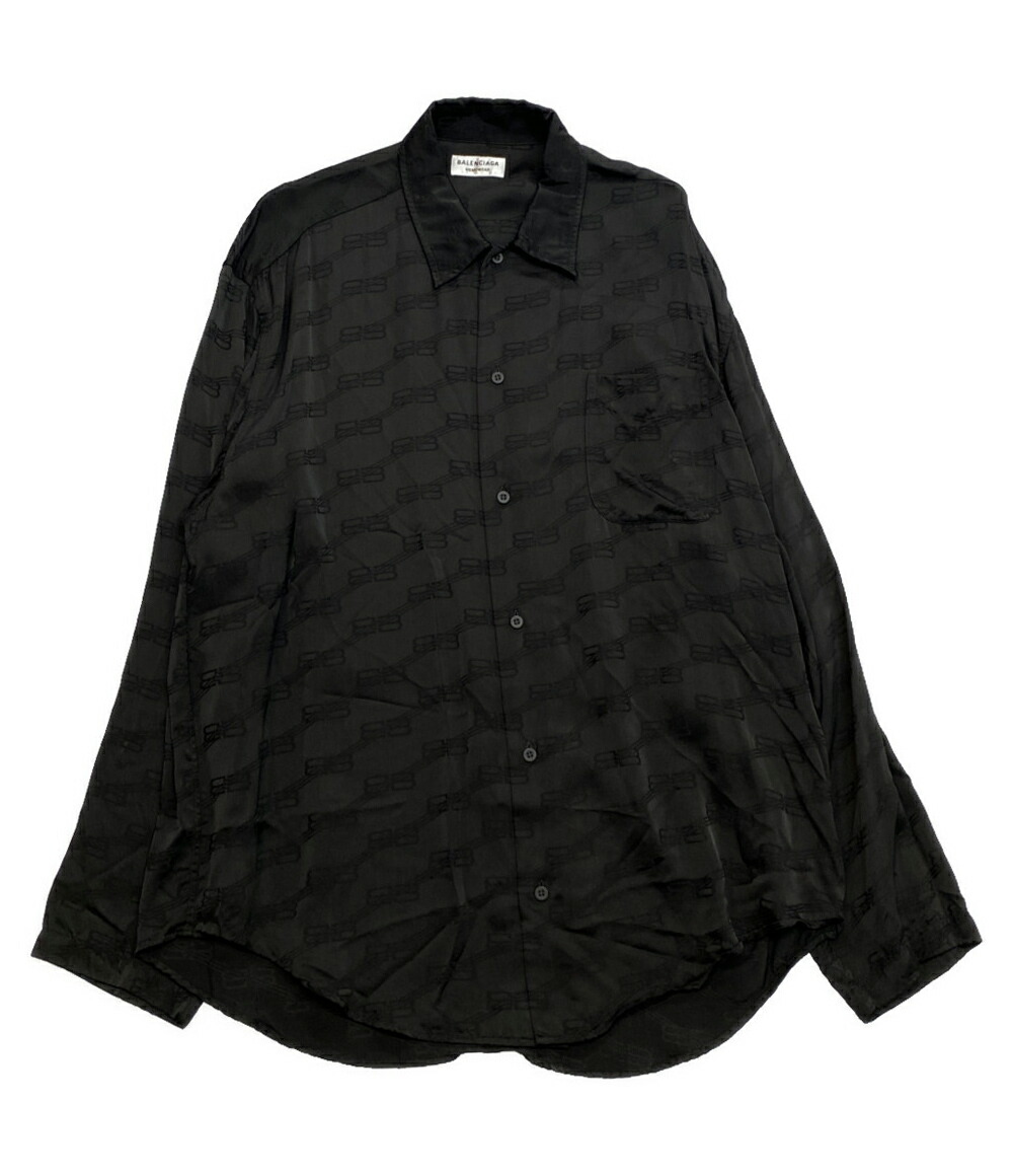 11300【美品・人気モデル】バレンシアガ☆刺繍ロゴストライプ長袖