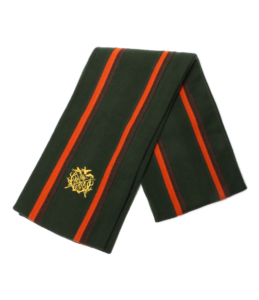 【中古】 ポロ・ラルフローレン クレストストライプド ウール マフラー メンズ SIZE ONE SIZE POLO RALPH LAUREN|Rehello by BOOKOFF